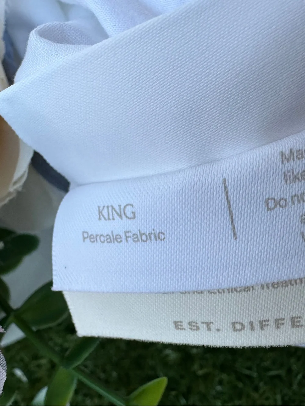 Boll & Branch Signature Organic Cotton Hemmed Sheet Set, King new with tags $300